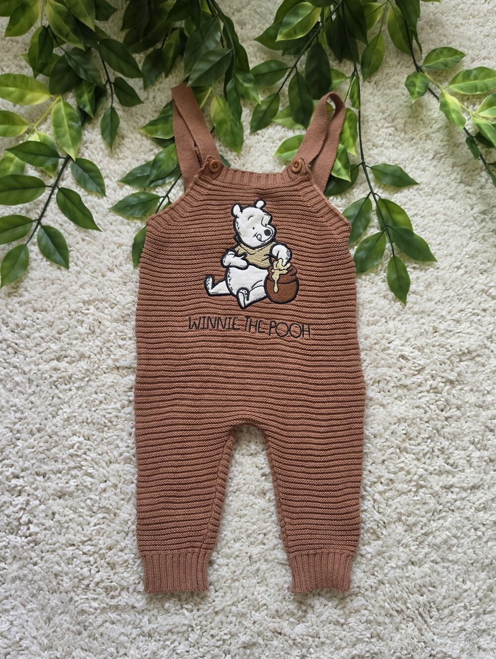 Baby Boy Winnie The Pooh Overalls (3-6 Months)